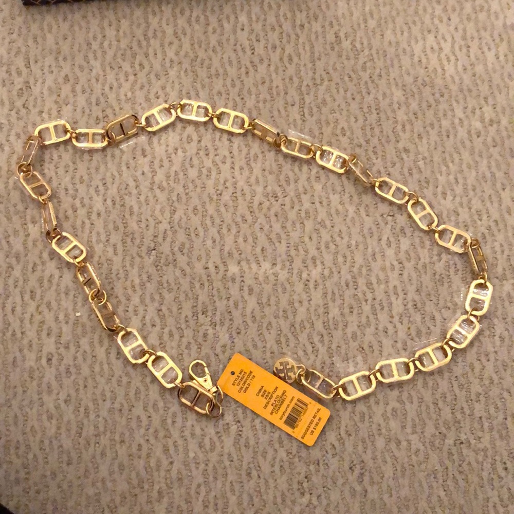 Tory Burch Plato Interlocking Chainbelt
